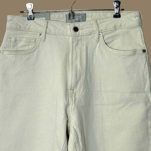 Everlane The Curvy Cheeky Straight Jean Ecru Women's 30C Crop NWT High Waisted - Picture 4 of 9